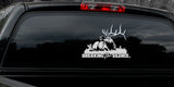 BULL ELK DECAL Titled "Breaking the SilenceBy Upstream Images -