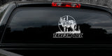 COYOTE DECAL Titled "TAKE'EM OUT" By Upstream Images