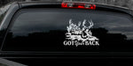 MULE DEER DECAL Titled "Got Your Back" By Upstream Images