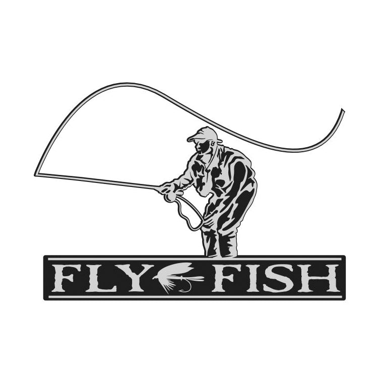 FLY FISH DECAL By Upstream Images – Upstream Images