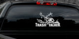 MULE DEER DECAL Titled "TRASH TALKER" By Upstream Images