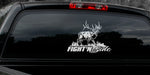 BULL ELK DECAL Titled "Fighting Side" By Upstream Images