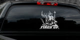 BULL ELK DECAL Titled "FIRED UP" By Upstream Images