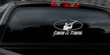 BIRD HUNTING DECAL Titled Jump'em and Pump'em By Upstream Images