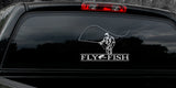 FLY FISH DECAL By Upstream Images
