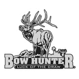 BULL ELK DECAL Titled "Bow Hunter" By Upstream Images