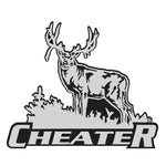 MULE DEER DECAL titled "Cheater" By Upstream Images".