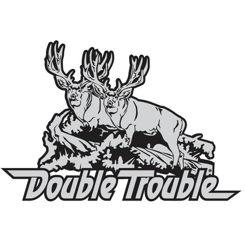 MULE DEER DECAL Titled "Double Trouble" By Upstream Images