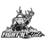 BULL ELK DECAL Titled "Fighting Side" By Upstream Images