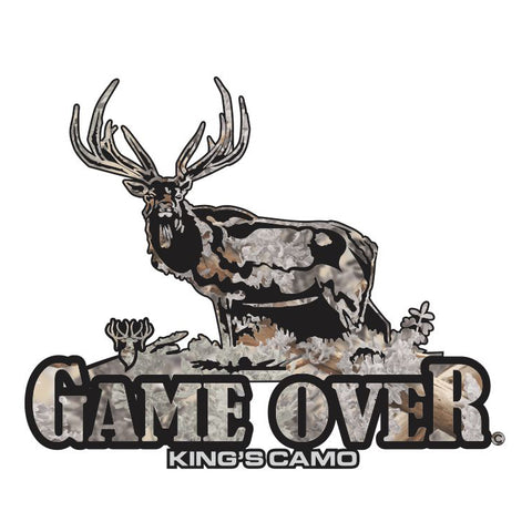 CAMO ELK DECAL Titled "Game Over" By Upstream Images