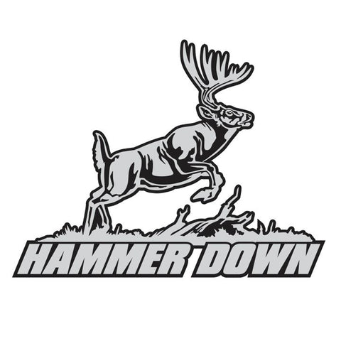 WHITETAIL DECAL Titled "Hammer Down" By Upstream Images