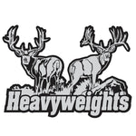 MULE DEER DECAL Titled "Heavyweights" By Upstream Images