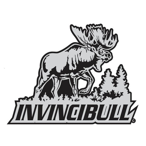 BULL MOOSE DECAL Titled "INVINCIBULL" By Upstream Images
