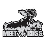 BULL MOOSE DECAL Titled "MEET THE BOSS" By Upstream Images