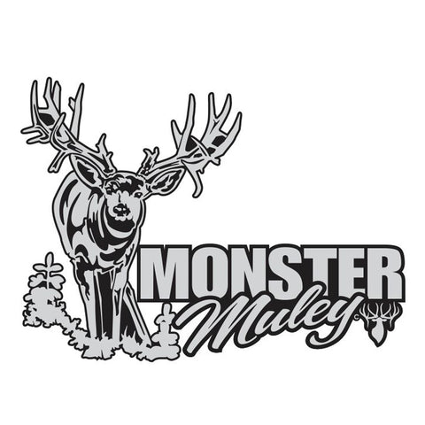 MULE DEER DECAL Titled "Monster Muley" By Upstream Images