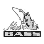 NICE BASS FISHING DECAL By Upstream Images
