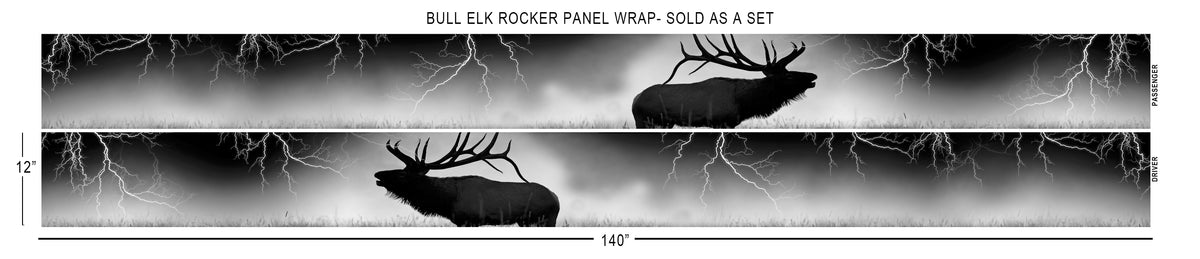 BULL ELK ROCKER PANEL WRAP – Upstream Images